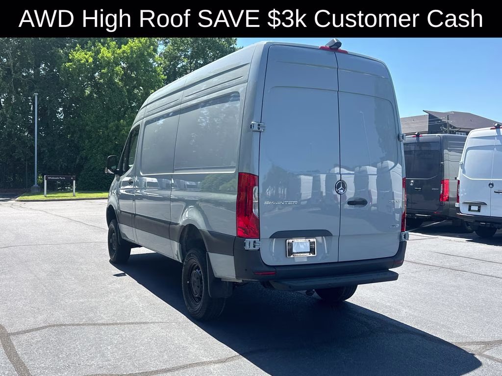2026 Silver Mercedes-Benz Sprinter 2500 Cargo 144 WB AWD Van