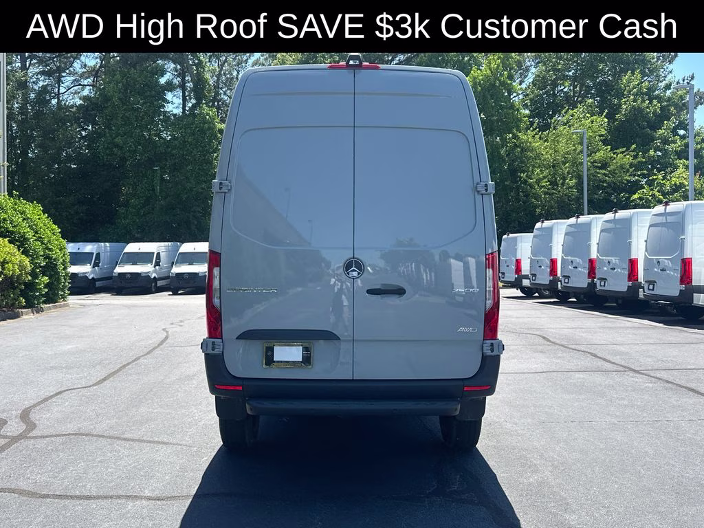 2026 Silver Mercedes-Benz Sprinter 2500 Cargo 144 WB AWD Van