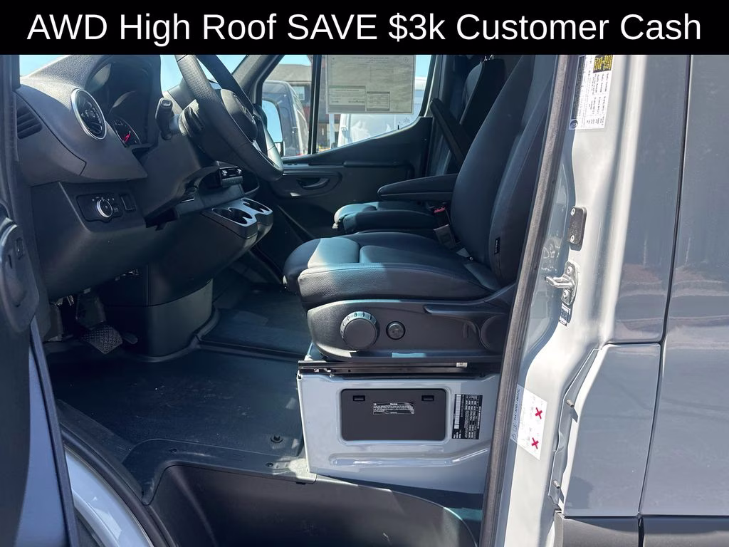 2026 Silver Mercedes-Benz Sprinter 2500 Cargo 144 WB AWD Van