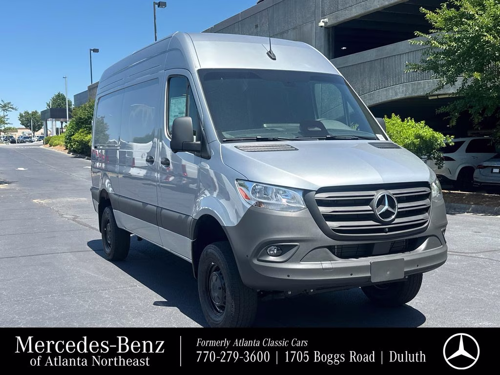 2026 Silver Mercedes-Benz Sprinter 2500 Cargo 144 WB AWD Van