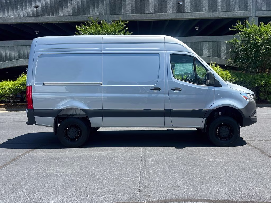 2026 Silver Mercedes-Benz Sprinter 2500 Cargo 144 WB AWD Van