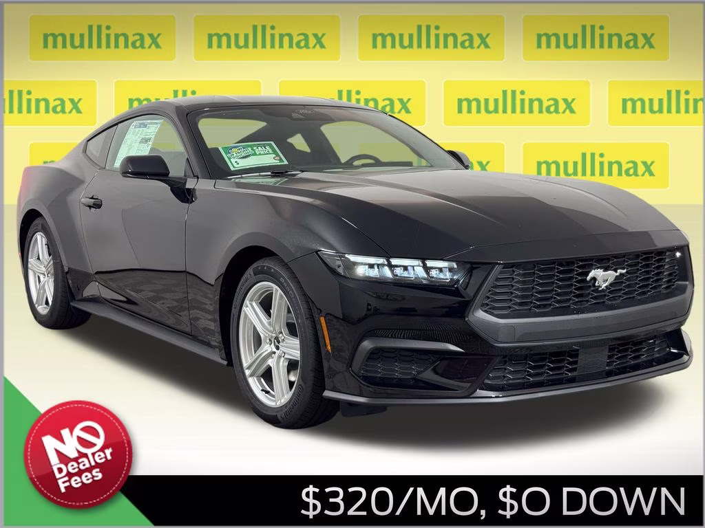 2026 Shadow Black Ford Mustang EcoBoost RWD Coupe