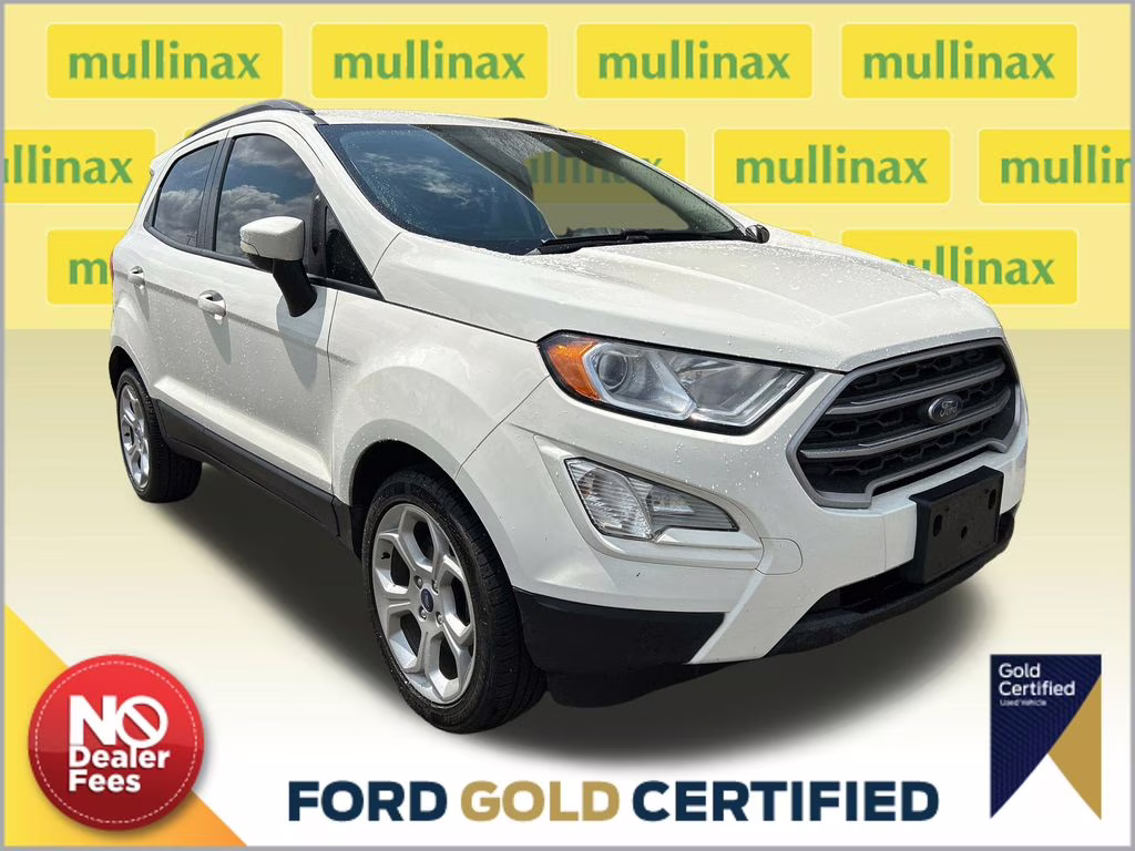 2021 Diamond White Ford EcoSport SE FWD SUV