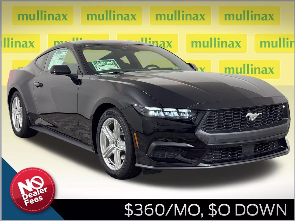 2026 Shadow Black Ford Mustang EcoBoost RWD Coupe