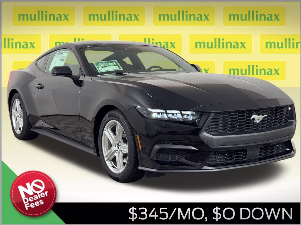 2026 Shadow Black Ford Mustang EcoBoost RWD Coupe