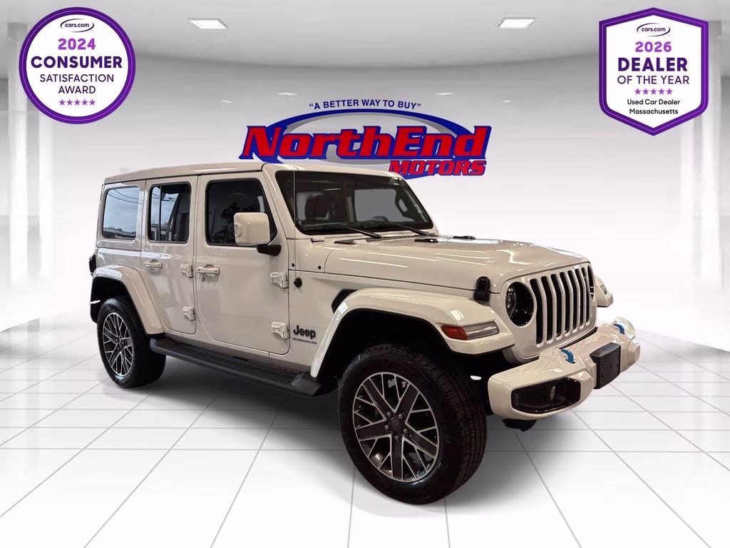 2023 Bright White Clearcoat Jeep Wrangler High Altitude 4xe 4X4 SUV