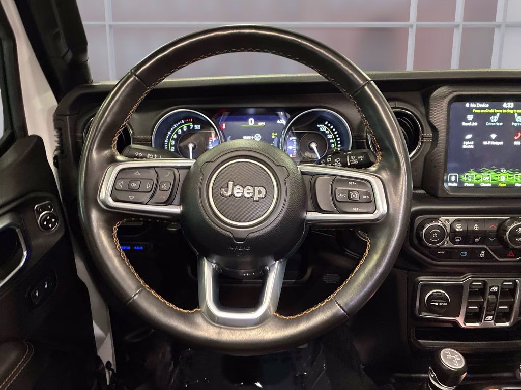 2023 Bright White Clearcoat Jeep Wrangler High Altitude 4xe 4X4 SUV