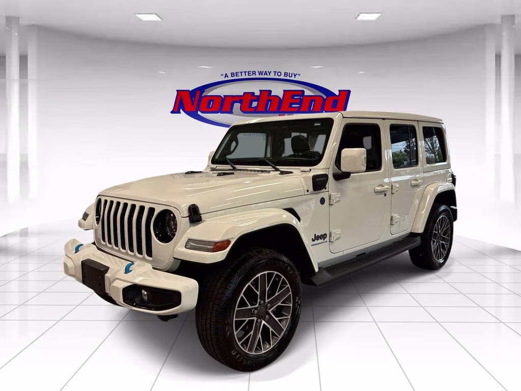 2023 Bright White Clearcoat Jeep Wrangler High Altitude 4xe 4X4 SUV