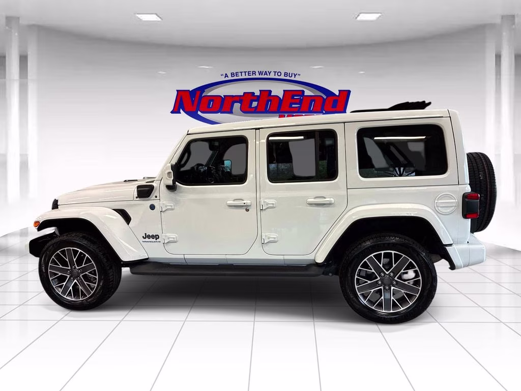 2023 Bright White Clearcoat Jeep Wrangler High Altitude 4xe 4X4 SUV