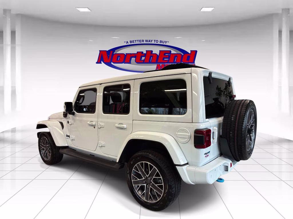 2023 Bright White Clearcoat Jeep Wrangler High Altitude 4xe 4X4 SUV