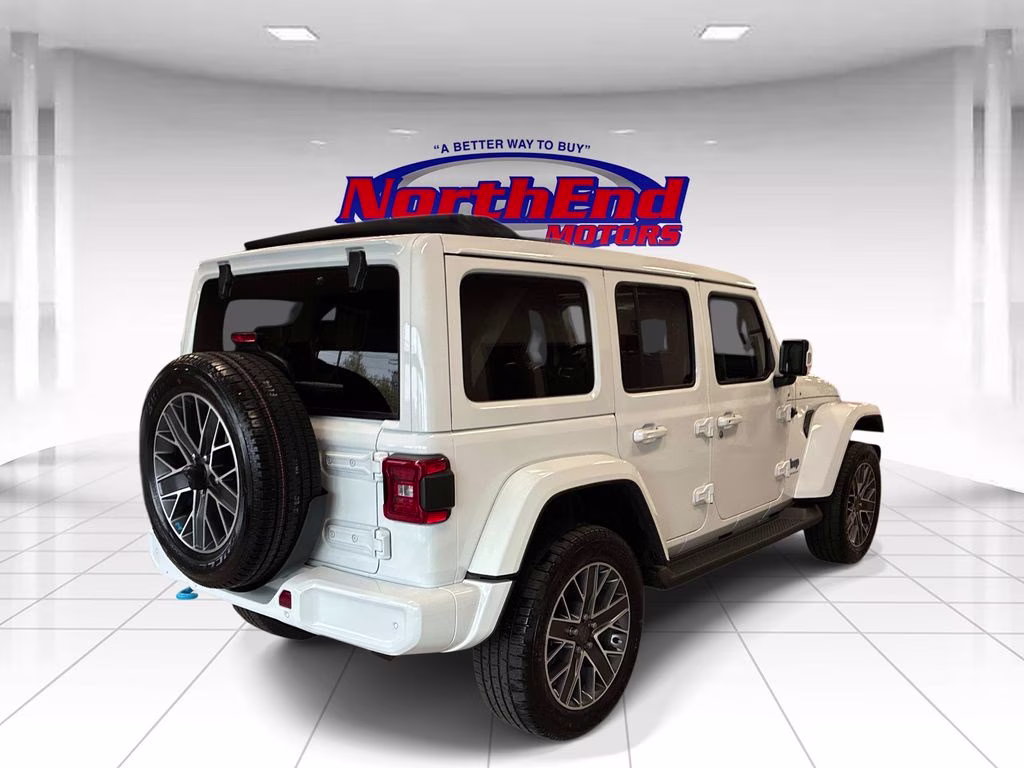 2023 Bright White Clearcoat Jeep Wrangler High Altitude 4xe 4X4 SUV