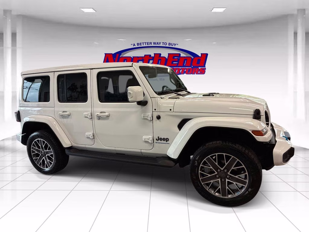 2023 Bright White Clearcoat Jeep Wrangler High Altitude 4xe 4X4 SUV