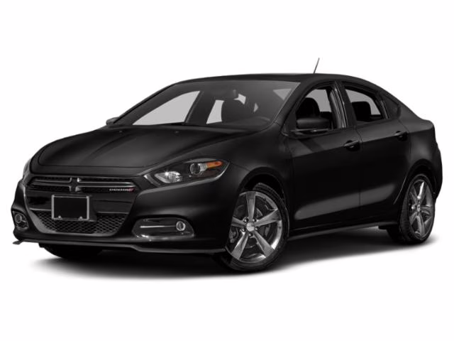 2015 Pitch Black Clearcoat Dodge Dart Limited/GT FWD Sedan