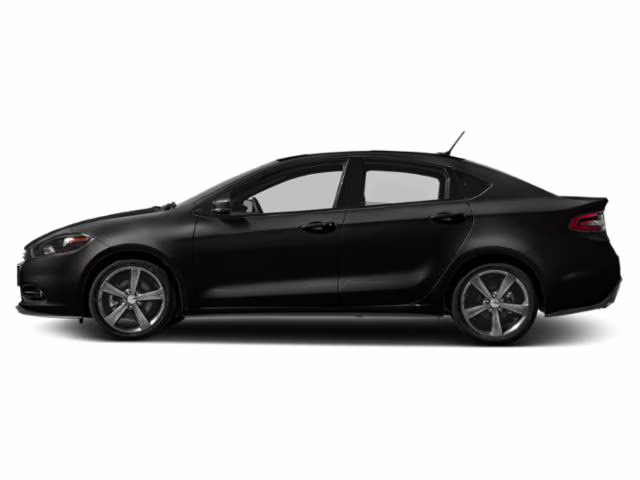 2015 Pitch Black Clearcoat Dodge Dart Limited/GT FWD Sedan