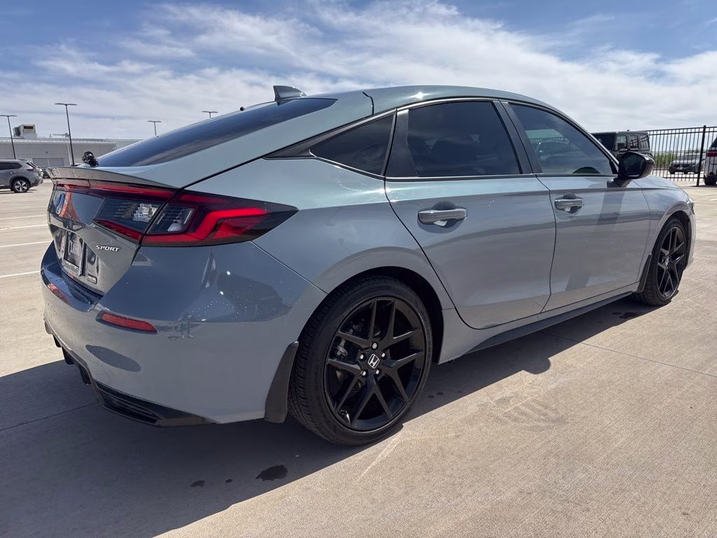 2024 Sonic Gray Pearl Honda Civic Sport FWD Hatchback