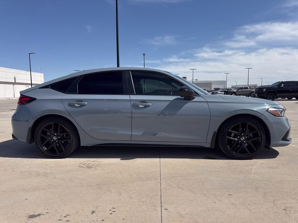 2024 Sonic Gray Pearl Honda Civic Sport FWD Hatchback