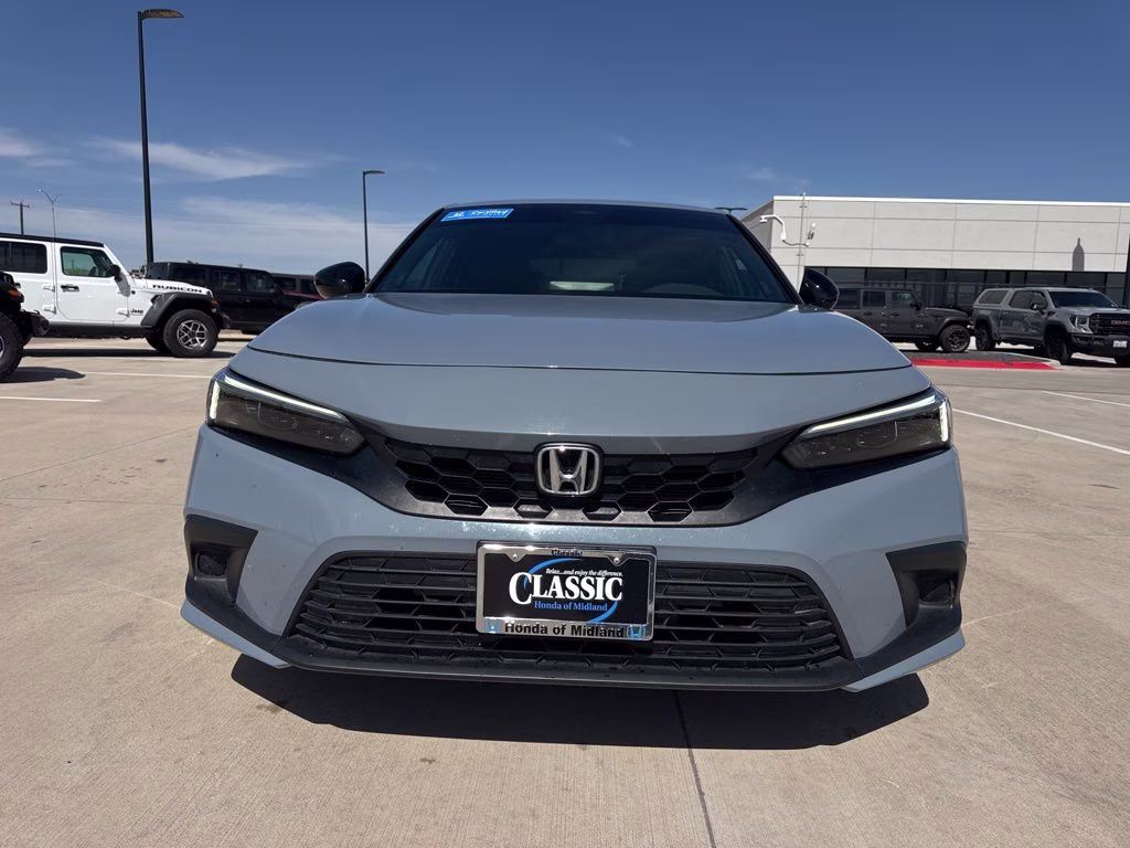 2024 Sonic Gray Pearl Honda Civic Sport FWD Hatchback