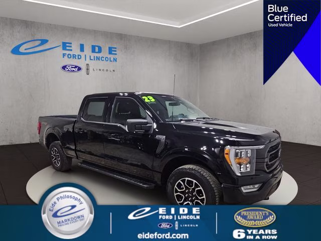 2023 Agate Black Metallic Ford F-150 XLT 4X4 Truck