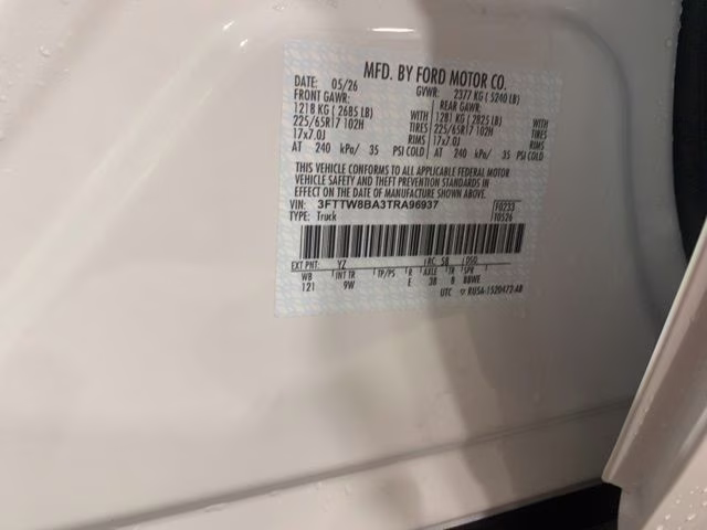 2026 Oxford White Ford Maverick XL AWD Truck