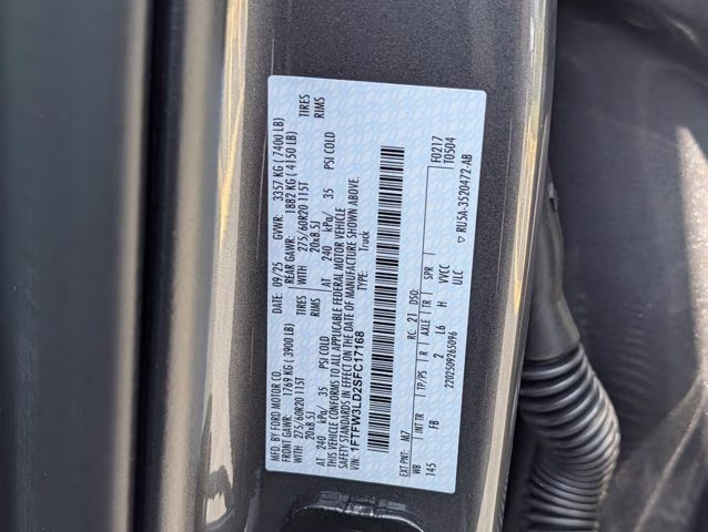 2025 Gray Metallic Ford F-150 XLT 4X4 Truck