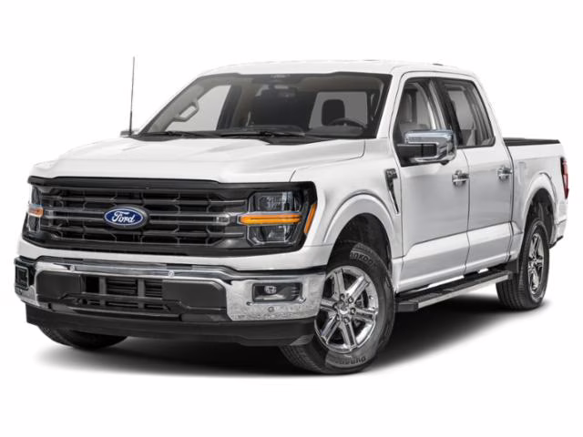 2025 White Metallic Ford F-150 XLT 4X4 Truck