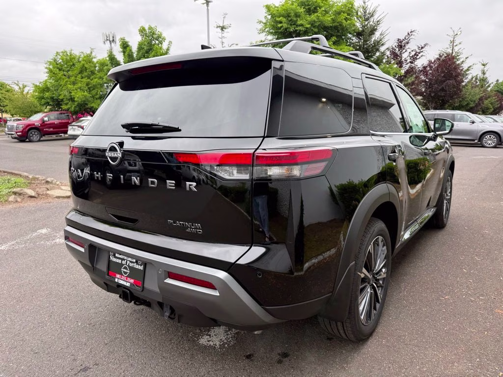 2026 Super Black Nissan Pathfinder Platinum 4X4 SUV