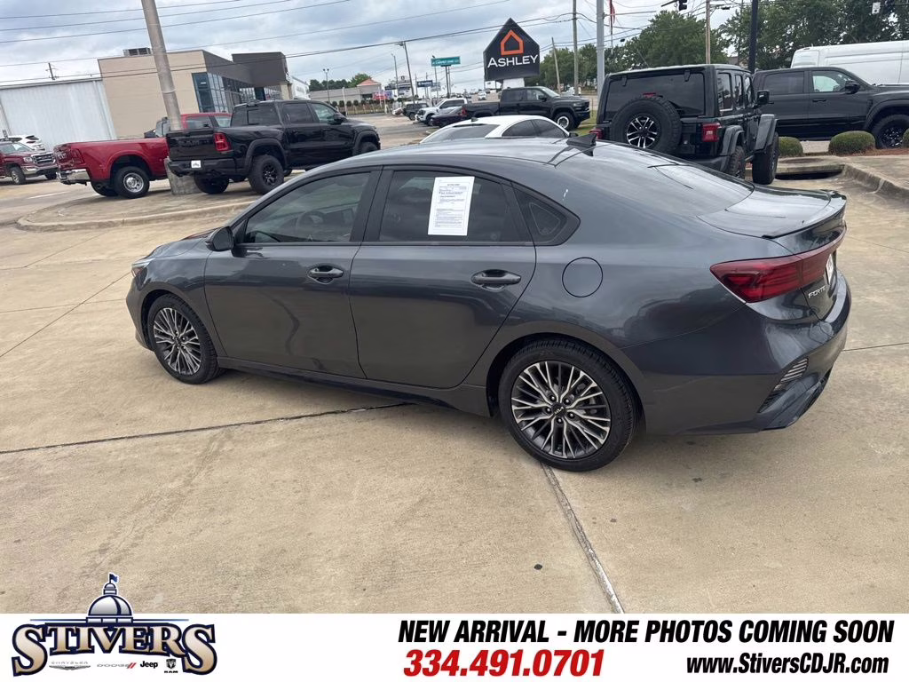 2022 Gravity Gray Kia Forte GT-Line FWD Sedan