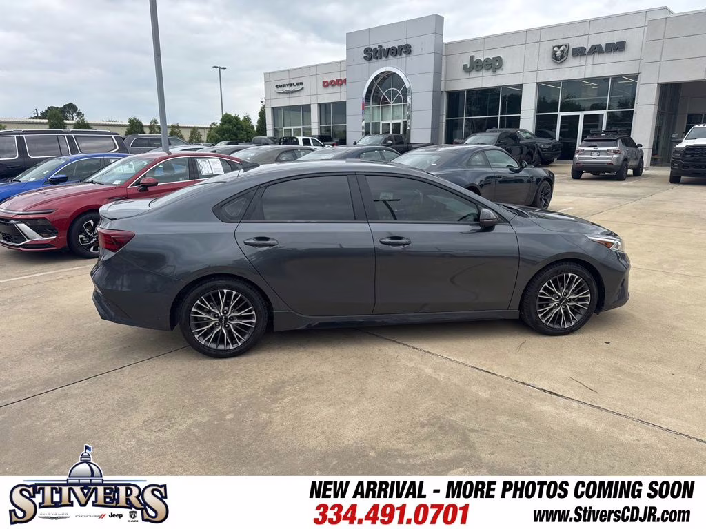 2022 Gravity Gray Kia Forte GT-Line FWD Sedan