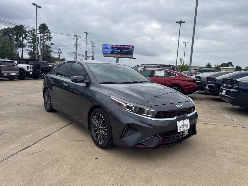 2022 Gray Kia Forte GT-Line FWD Sedan