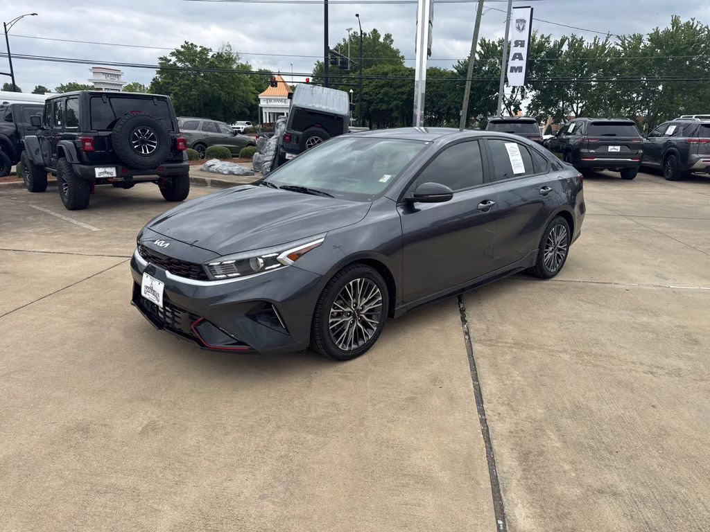 2022 Gray Kia Forte GT-Line FWD Sedan