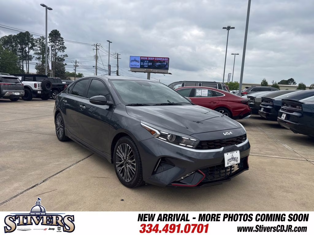 2022 Gravity Gray Kia Forte GT-Line FWD Sedan