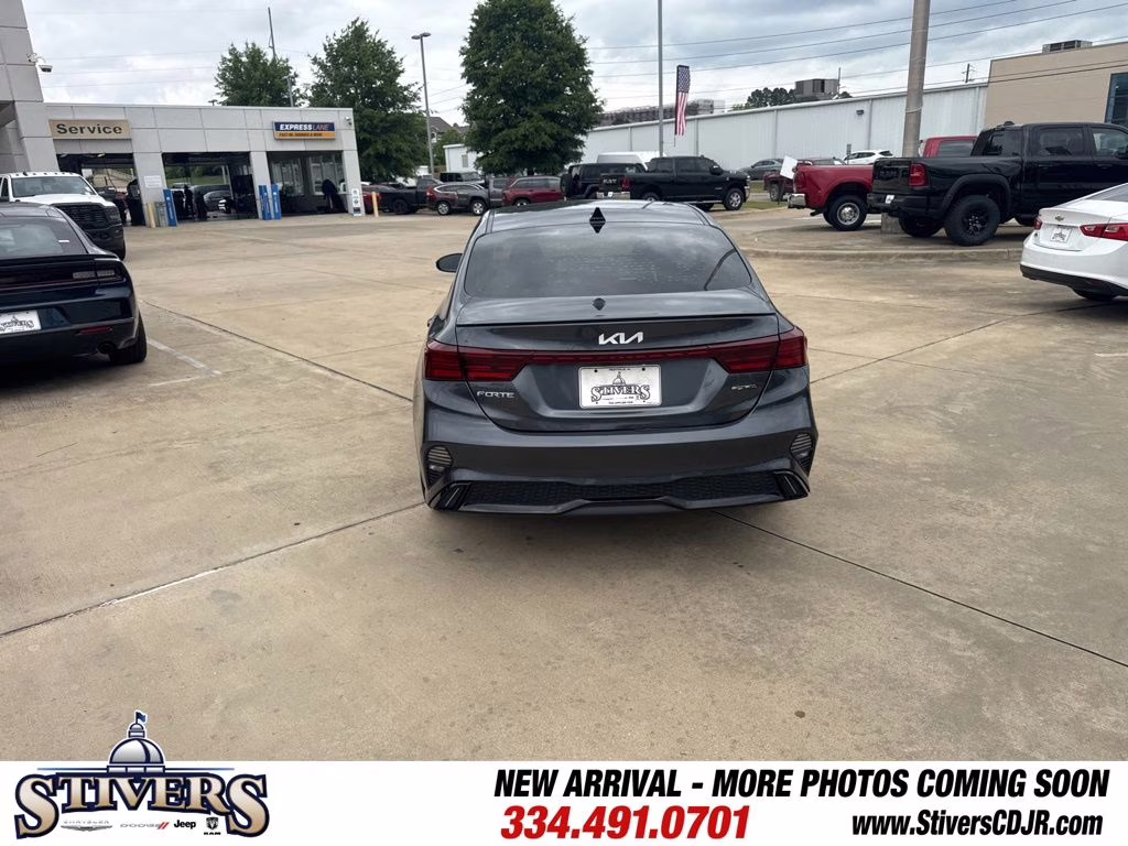 2022 Gravity Gray Kia Forte GT-Line FWD Sedan
