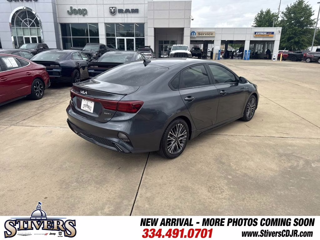 2022 Gravity Gray Kia Forte GT-Line FWD Sedan