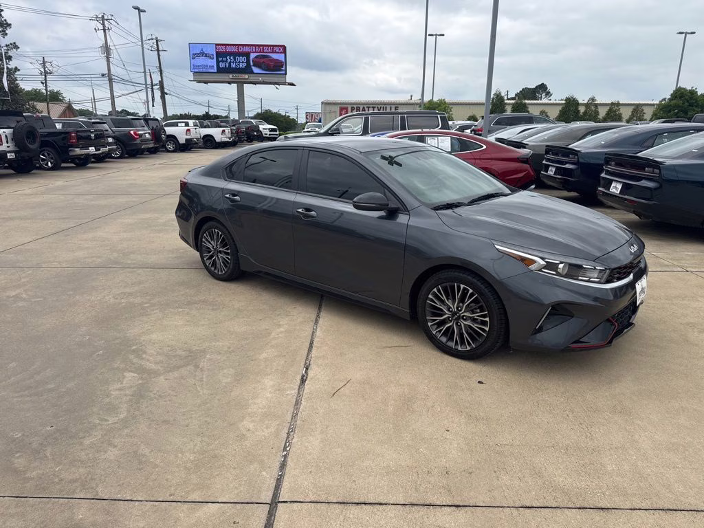 2022 Gray Kia Forte GT-Line FWD Sedan