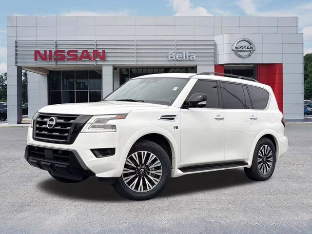 2021 Aspen White Tricoat Nissan Armada SL RWD SUV