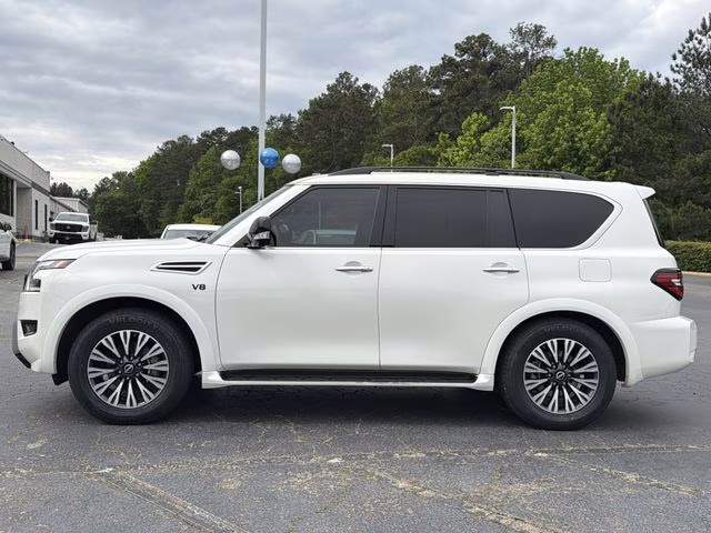 2021 Aspen White Tricoat Nissan Armada SL RWD SUV