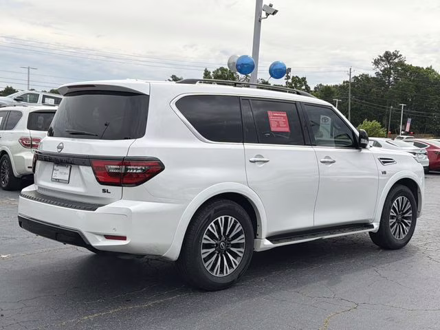 2021 Aspen White Tricoat Nissan Armada SL RWD SUV