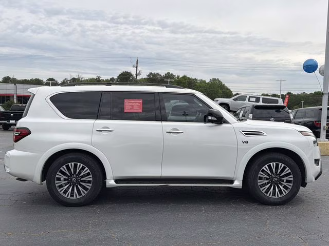2021 Aspen White Tricoat Nissan Armada SL RWD SUV