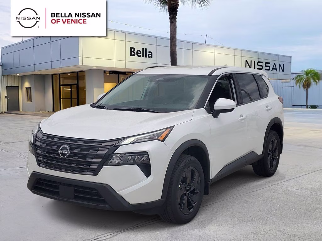 2026 Everest White Pearl Tricoat Nissan Rogue SV FWD SUV