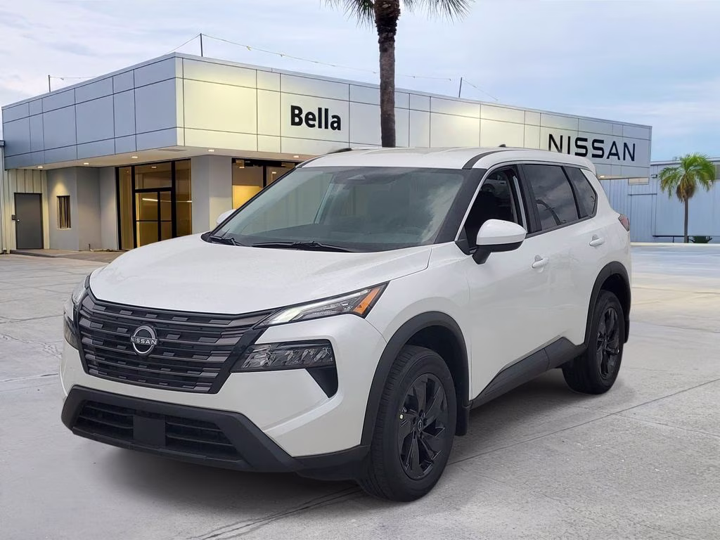 2026 Everest White Pearl Tricoat Nissan Rogue SV FWD SUV