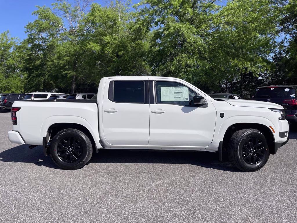 2026 Glacier White Nissan Frontier SV RWD Truck