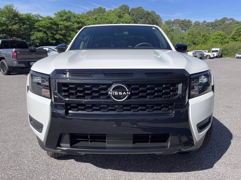 2026 Glacier White Nissan Frontier SV RWD Truck