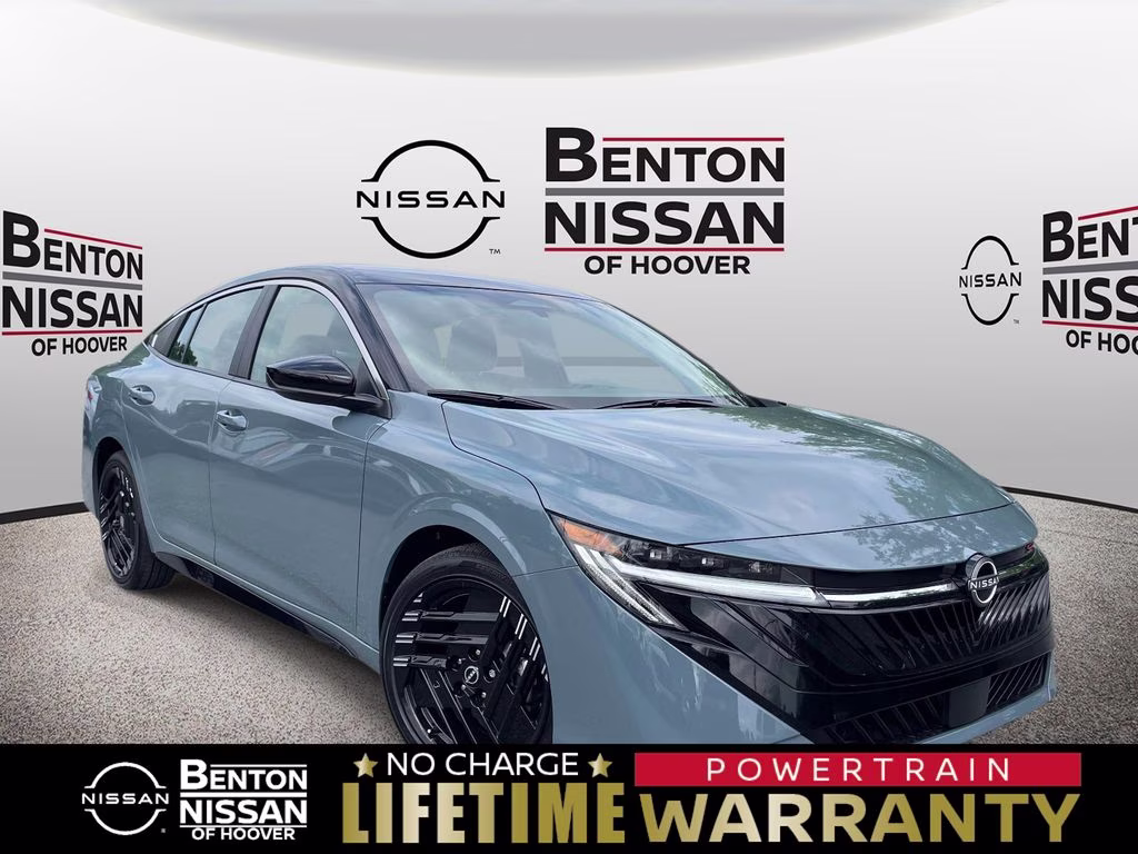2026 Atlantic Gray/Super Black Nissan Sentra SR FWD Sedan