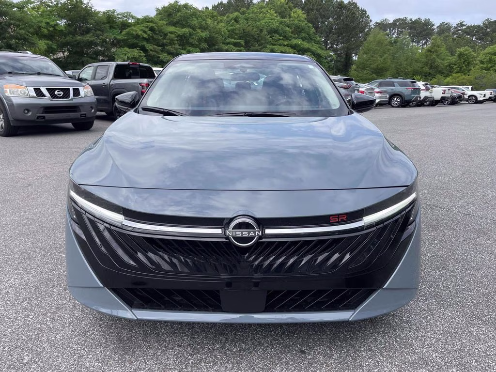 2026 Atlantic Gray/Super Black Nissan Sentra SR FWD Sedan