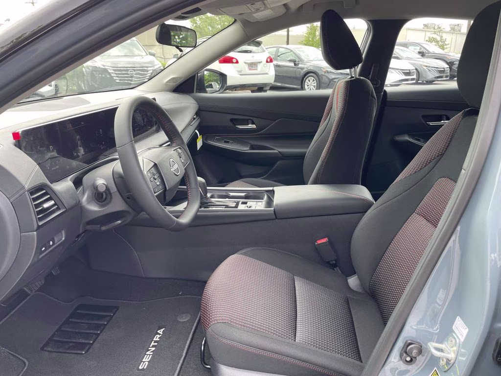 2026 Atlantic Gray/Super Black Nissan Sentra SR FWD Sedan