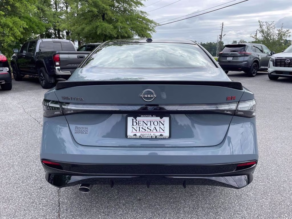 2026 Atlantic Gray/Super Black Nissan Sentra SR FWD Sedan