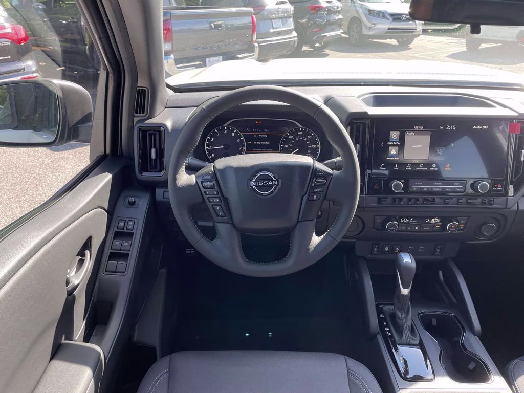 2026 Glacier White Nissan Frontier SV RWD Truck