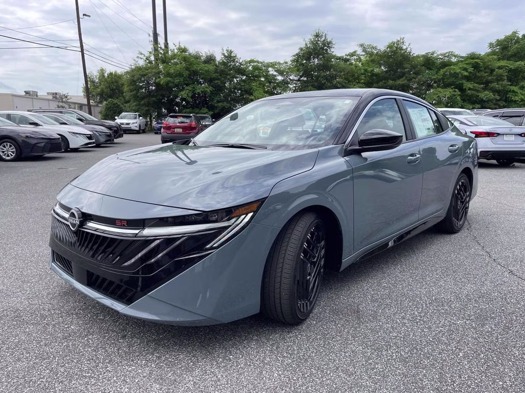 2026 Atlantic Gray/Super Black Nissan Sentra SR FWD Sedan