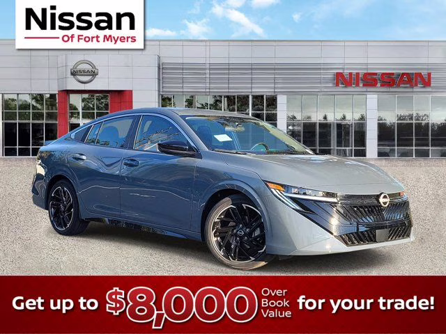 2026 Atlantic Gray Metallic Nissan Sentra SR FWD Sedan