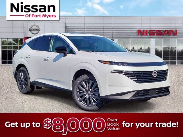 2026 Everest White Pearl Tricoat Nissan Murano SL AWD SUV